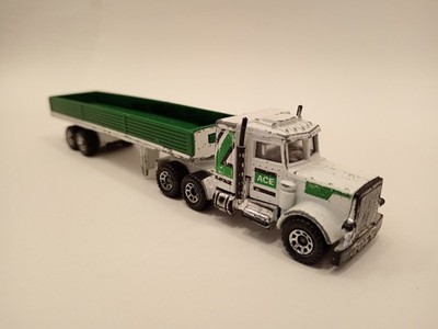 Matchbox Lesney 1981 Peterbilt 1:80 Amerikanische Lkw + Artikulated Trailer