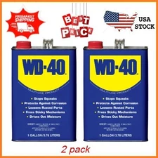 2 PACK WD-40 Multi-Use Product Multi-Use Product Displaces Moisture, 1 Gallon