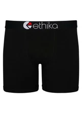 Ethika The Mid Fit Black Boxers Underwear NWT Size Small