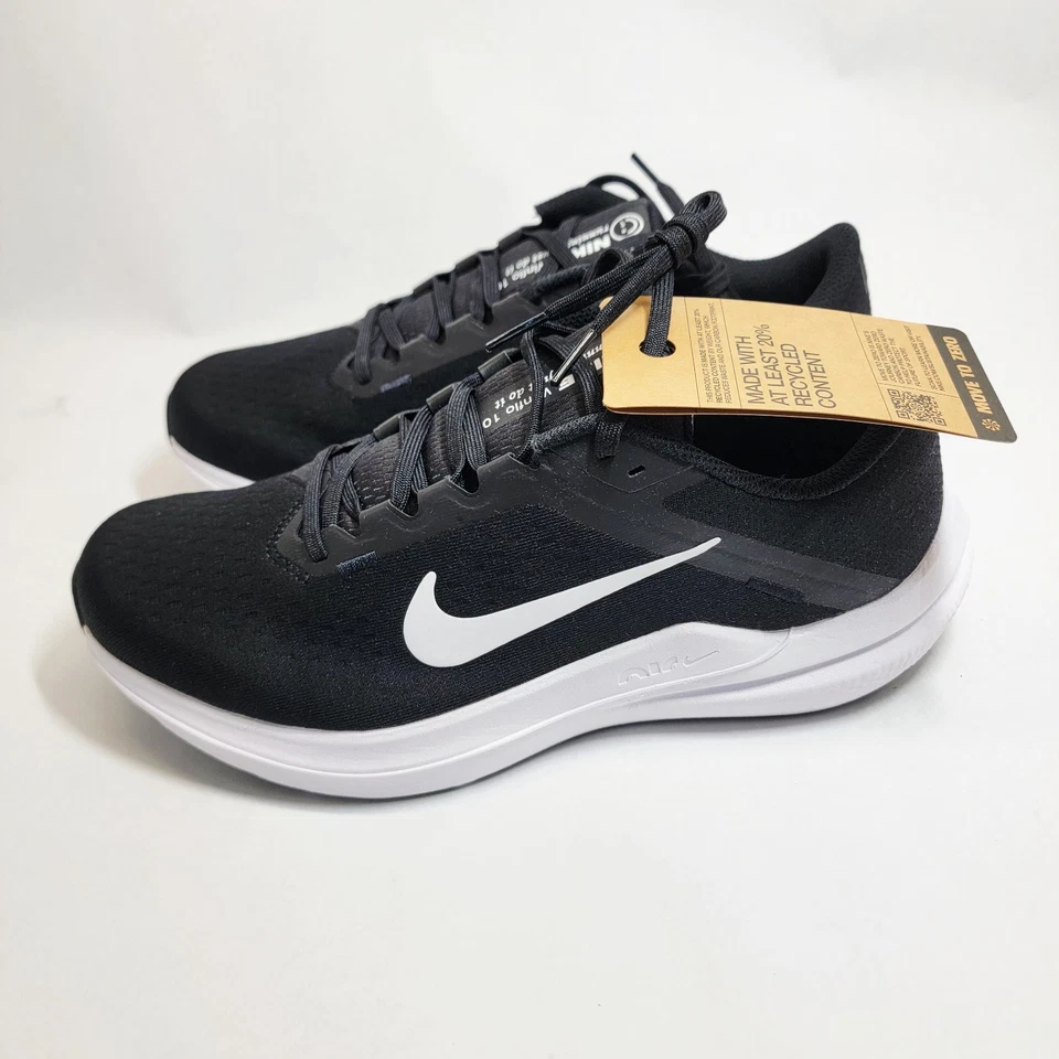 Nike Air Zoom Winflo 10 Men's Sz 8 Black White DV4022 003 NEW IN BOX - Image 2 of 4