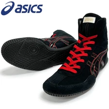 ASICS EX-EO 1083A001 TWR900 Black x Black x Red Wrestling Boxing New Model