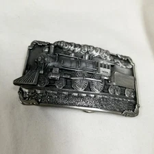 Siskiyou Railroad Train Engine Belt Buckle