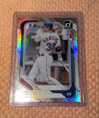 2026 Panini Donruss Baseball Josh Hamilton Texas Rangers #54 Serial #/75
