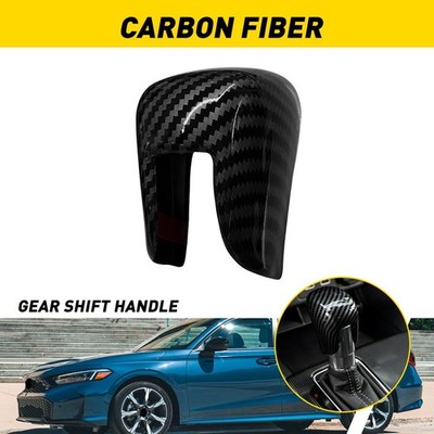 Carbon Fiber Gear Shift Knob Covers Fits Honda Civic CRV HRV Accord 2018-2025 EV