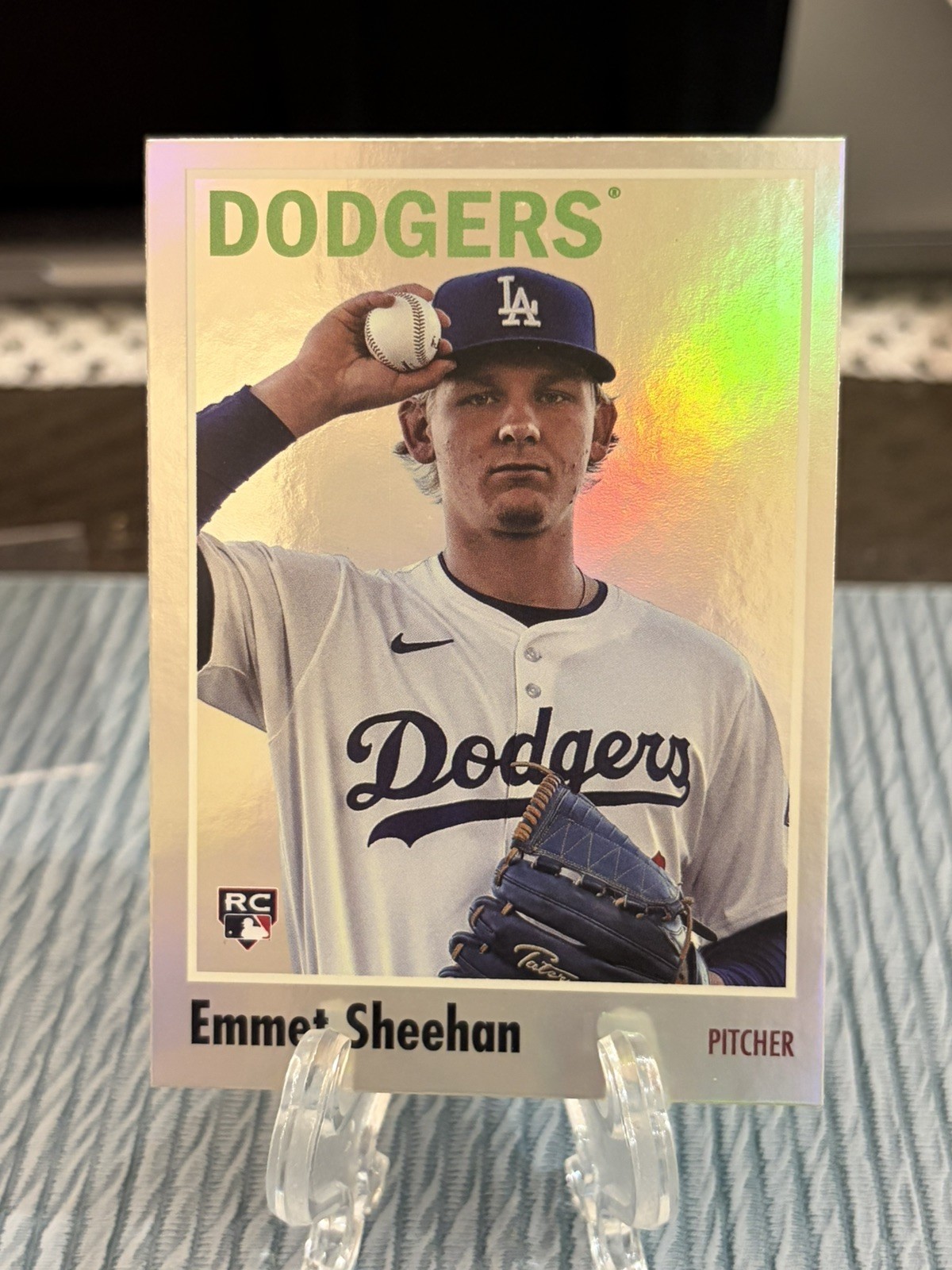 2024 Topps Archives Emmet Sheehan #179 Rainbow Foilboard /199