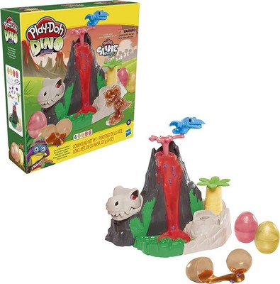 Hasbro - Play-Doh Dino Crew Slime - Dino-Insel Vulkan-Spielset - Neu OVP*