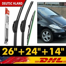 Scheibenwischer Vorne 650mm+600mm+350mm F&uuml;r Mercedes A-Klasse W168 | Vaneo W414