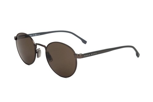 Occhiali Da Sole Hugo Boss BOSS 1492/CS Uomo – Montatura In Propionato Nero/Grigio, Lenti 55/18/145, Design Moderno E Versatile