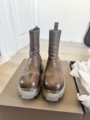 個人装備 RICK OWENS Army Tractor Combat 43 Rick Owens Army Tractor Boots Size 43 US 10 | eBay