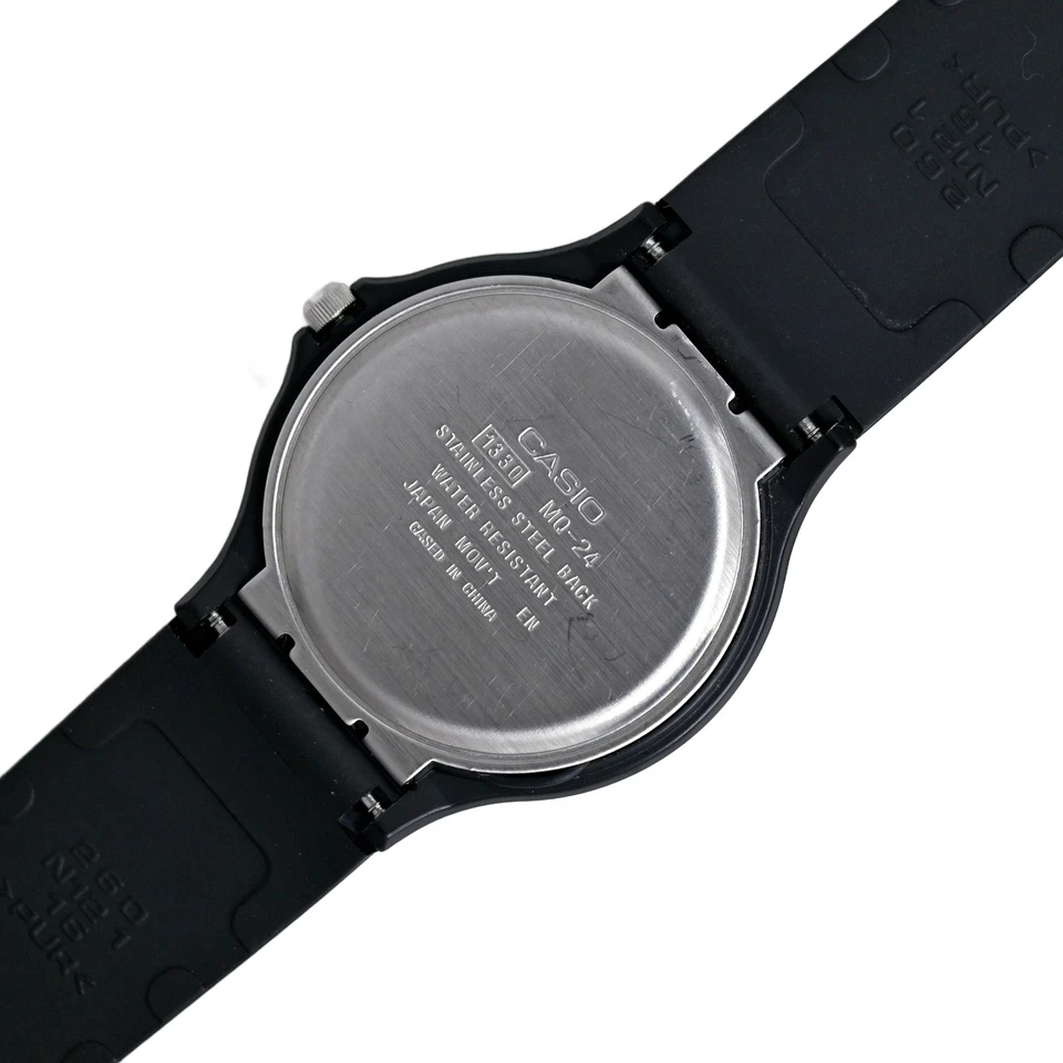 Casio Classic Analog Quartz Black Resin Strap Watch - Image 3 of 4