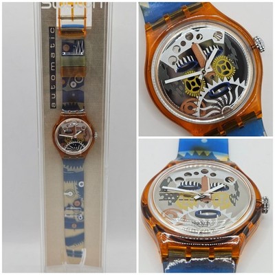 Swatch Automatik Arcimboldo SAO100 1994 - NOS - funktioniert - mit Box