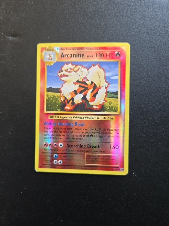 Pokemon TCG - Arcanine Reverse Holo XY - Evolutions 18/108