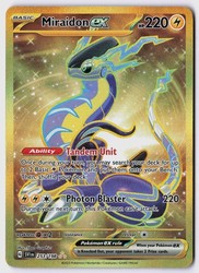 Miraidon ex 253/198 Hyper Rare Scarlet & Violet Base Set