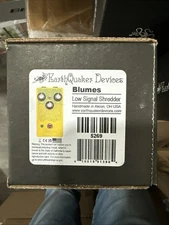 EarthQuaker Devices Blumes Low Signal Shredder Overdrive Effects Pedal Yellow