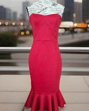 "EXPRESS" Red Dress Size 4 (AP0267)