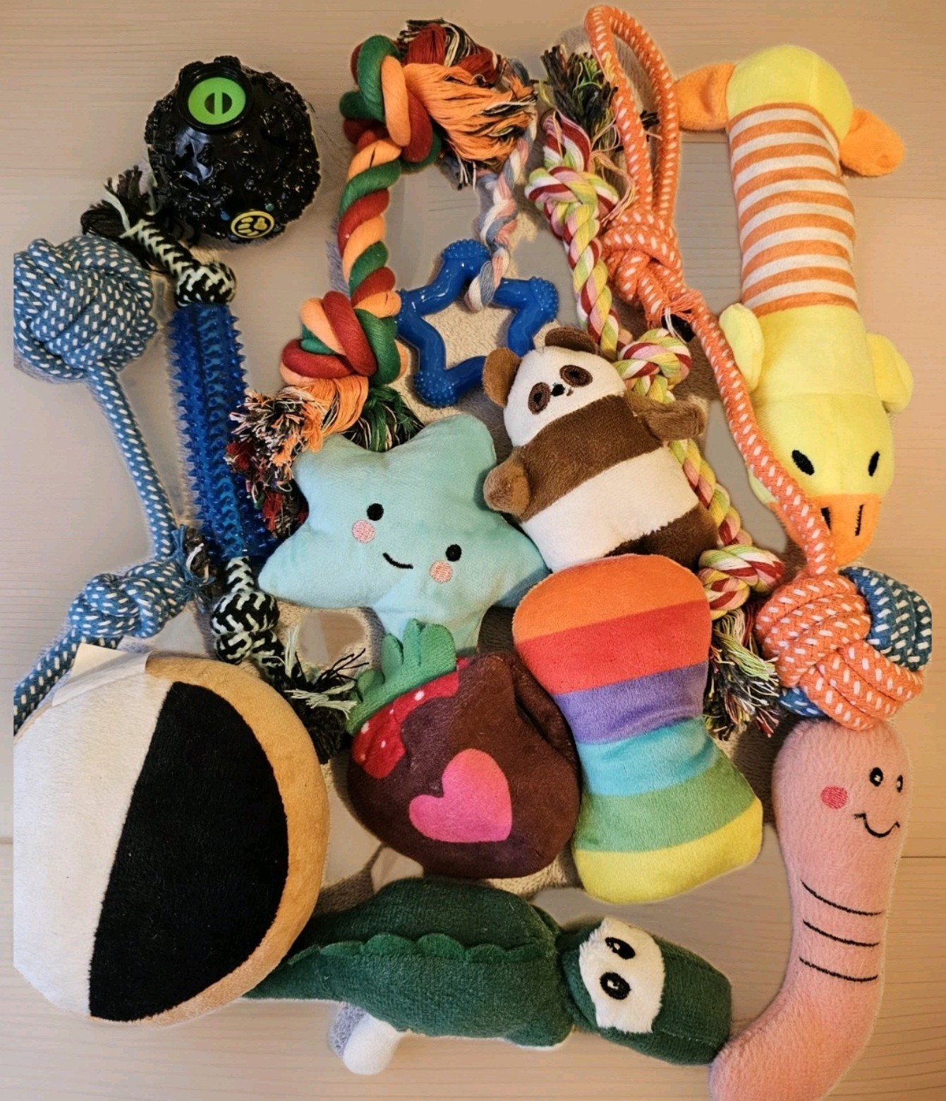 Lot Of 15 Dog Toys