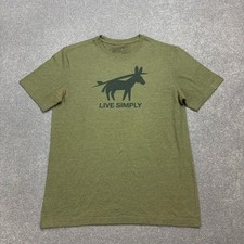 Patagonia Shirt Adult Small Green Cool Hiking Trail Outdoor Organic Cotton Men*