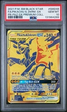 2021 Pokemon Sun & Moon Pikachu & Zekrom GX Black Star Promo #SM248 PSA 10 Gem