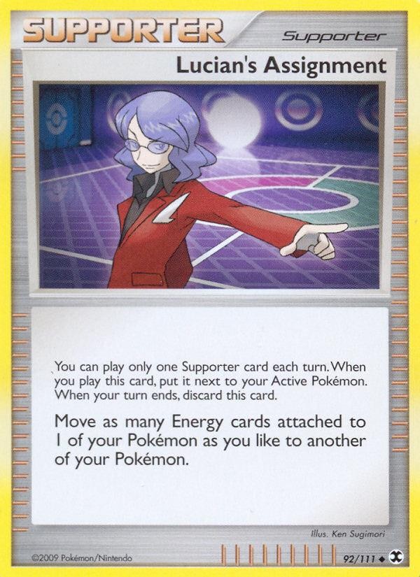 Pokemon Lucian's Assignment (92/131) Rising Rivals LP