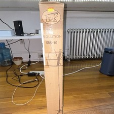 Peak SMS-10 Foldable Height-Adjustable Portable Sheet Music Stand Black Metal