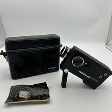 Vintage Kodak Instamatic M6 Super 8 Movie Camera w/ Case Manual Untested