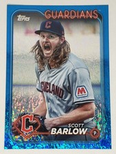 Scott Barlow 2024 Topps #US42 Blue Holofoil Parallel SN 191/999 Guardians
