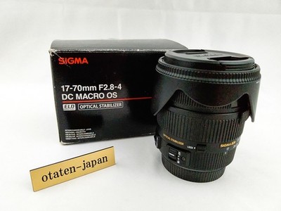 SIGMA 17-70mm F2.8-4 DC MACRO OS HSM ELD Aspheric Zoom Lens