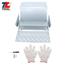 20lb Galvanized Steel Poultry Feeders Automatic Chicken Feeder For 6-12 Chickens