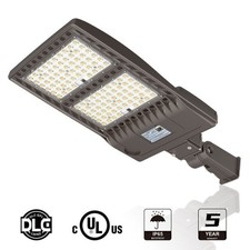 480V -320W LED Parking Lot Pole Light Shoebox Fixture Commercial Lamp 5000K IP65
