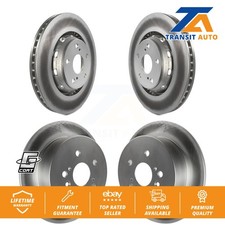 Front Rear Coated Disc Brake Rotors Kit For 2009-2016 Toyota Venza KG-101115