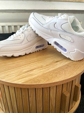 Nike Air Max 90 Herren Sneaker Weiß EU 44 (US 10/UK 9) Low Top Schnürung