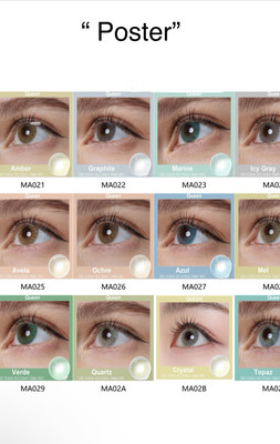 Colored Lens Case Posters