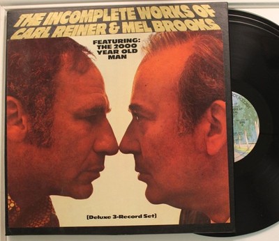 Carl Reiner & Mel Brooks 3-Disc LP The Incomplete Works Of   VG++/VG++