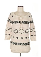 RARE Y2K JUICY COUTURE PINK LABEL SWEATER WITH POM POMS TAGGED SIZE M