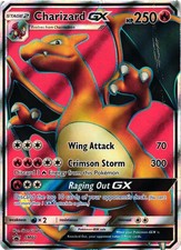 Carta Pokémon TCG Charizard GX Full Art Holo SM60 SM Promo DMG