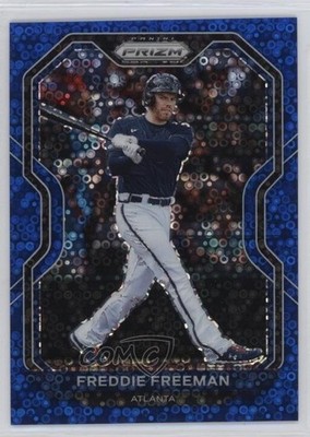 2021 Panini Prizm Tier II Blue Donut Circle 95/199 Freddie Freeman #112 1ly0