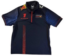 Max Verstappen Castore Oracle Red Bull Racing 1 Polo Shirt Mens 2XL Formula 1