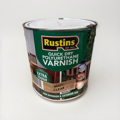 Rustins Quick Dry Polyurethan Lack - 2,5 L Matt Klar M108