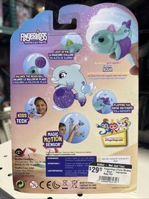 NEW! Fingerlings Aqua Baby Dolphin Toy! Lights Motion Exclusive Color Rare