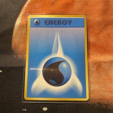Pokemon Card Base Set Japanese Water Energy