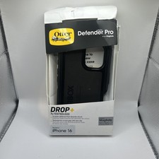 New Open Box OTTERBOX Defender Pro Series Magsafe Case iPhone 16 - Black
