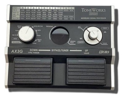 KORG AX3G Multi-Effects Processor Pedal 1166 Tested & Works