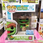 Funko Pop! Television Sesame Street Oscar The Grouch Flocked 1793 Box Lunch Excl