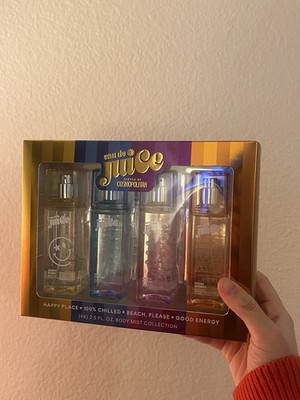 Cosmopolitan EAU DE JUICE Body Mist 4-Pc Gift Set Fragrance SWEET & FRUITY New