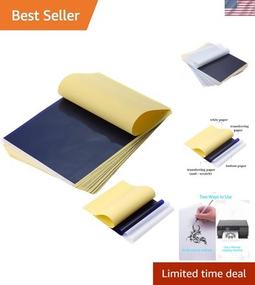 25 Sheets Tattoo Stencil Transfer Paper A4 Size - Professional Quality