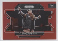 2022 Panini Prizm WWE Red Prizm 294/299 Dave Mastiff #21 5b1