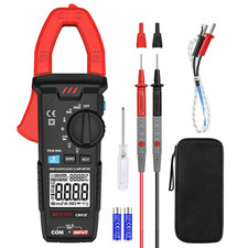 Digital Clamp Meter, Multimeter Voltage Tester TRMS 6000 Counts Auto-Ranging Am