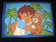 STANDARD - Nick Jr - Go Diego Go Animal Rescuer  REVERSIBLE PILLOWCASE