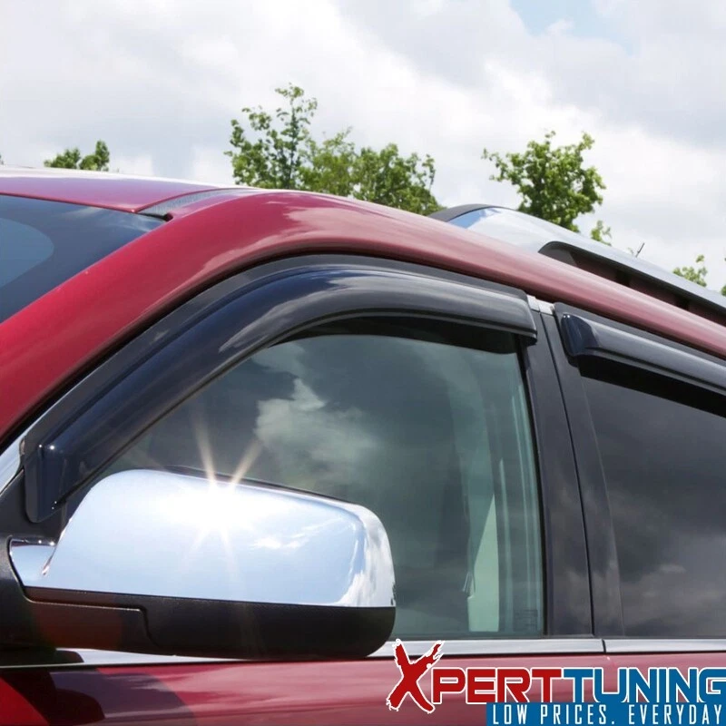 Fits 98-01 Nissan Altima L30 Tape On Window Visors Vent Rain Guard Deflector Foto 2 de 4