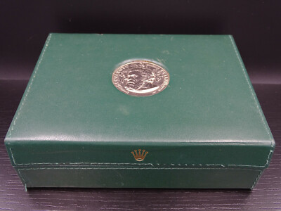 K666   Luxus Vintage ROLEX CELLINI LEDER BOX 49.00.08 Grün    